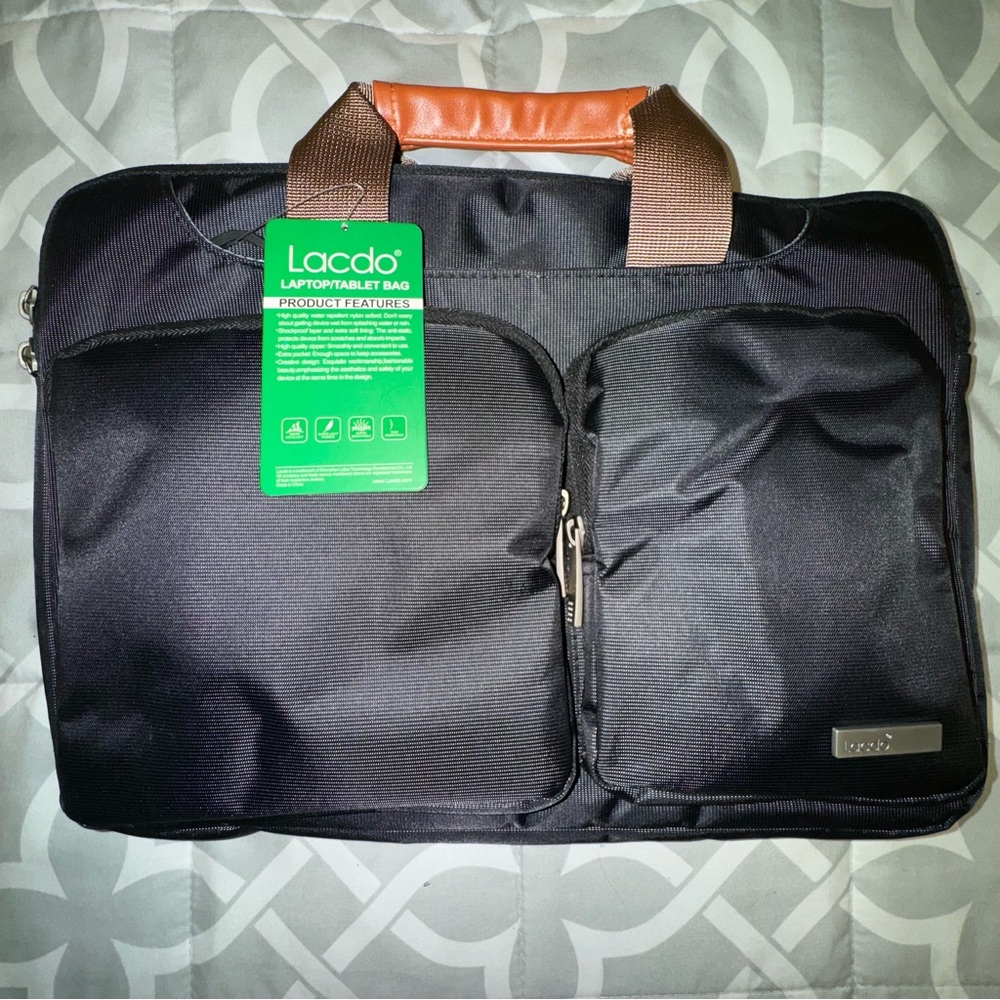 Lacdo Laptop Bag with Strap for 13” MacBook Pro, Surface Book 3 2 Computer